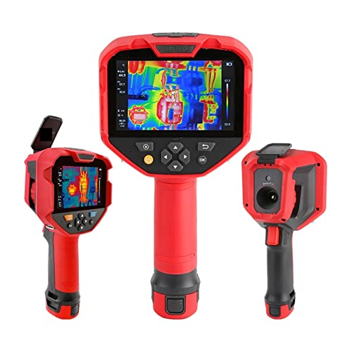 SilteD Commercial Thermal Imaging Camera High Resolution Manual Focusing Infrared Thermal Imager Camera 384x288 Pixels -30-650℃ Temperature Measurement for Building Inspection