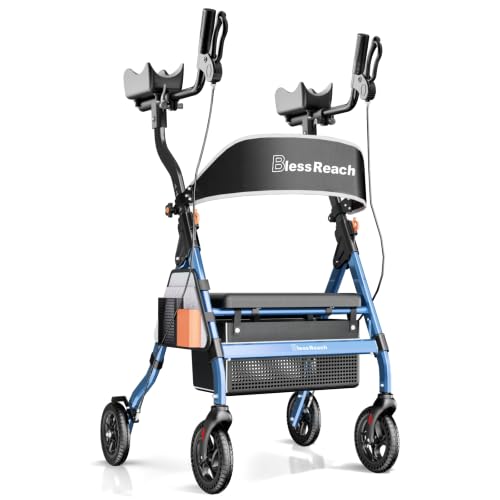 BlessReach Heavy Duty Upright Rollator