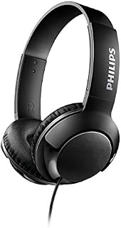 Philips BASS+ On Ear Headphones - Black (SHL3070BK/27)