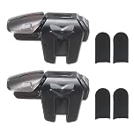 sourcing map Gaming Triggers Mobile Game Controller G21 Six-Finger Linkage Aim & Fire Keys Button High Sensitive for 4.7-6.5 Inch Cell Phone with 4 Finger Gloves
