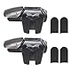 QUARKZMAN Gaming Auslöser Mobile Spielcontroller G21 Sechs-Finger Verknüpfung Ziel und Feuer Schlüssel Knopf Hohe Empfindliche für 4.7-6.5 Handy mit 4 Finger Handschuhe