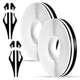 cobee 2 Rolls Car Pinstriping Tape, 980cm Automotive Pinstriping Tape Car Trim Stripe Tape DIY Stickers, Car Tape for Musical Instrument Motorcycle Auto Car(Black)