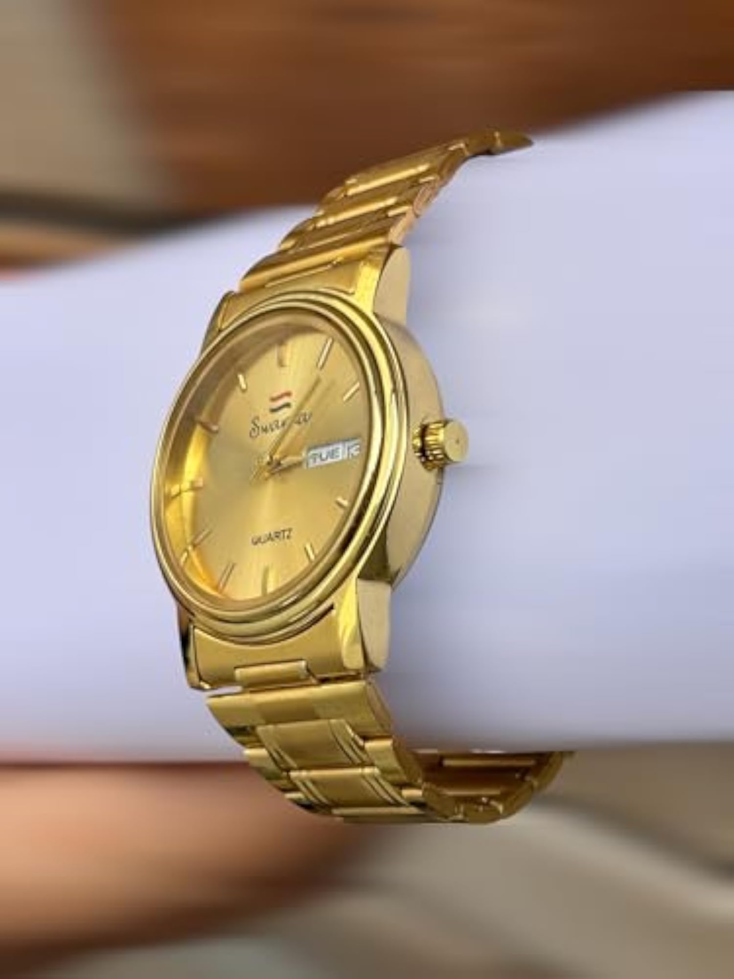Women's Gold-Tone and Silver Tone Quartz Watch