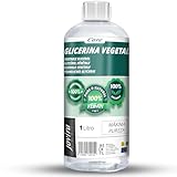 JOVIRA CORP | Glicerina Vegetale Liquida 1 L | 99,5% Pura | Per Fare Saponi e Cosmetici Fa...