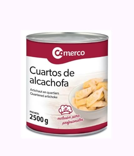 Cuartos de Alcachofa, Artischocken in Viertel, 2500g Dose, 2er Pack