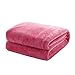 Produktbild Mixibaby Kuscheldecke Flauschige extra weich & warm Wohndecke Flanell Fleecedecke, Falten beständig/Anti-verfärben als Sofadecke oder Bettüberwurf, Maße Decke Sarah:150 cm x 200 cm, Farbe:Pink