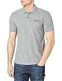 Napapijri Polo da uomo EAEL, Med Grey Mel, S