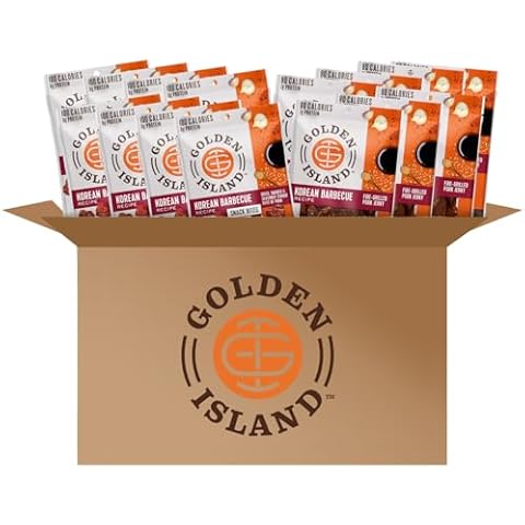 Golden Island Pork Jerky Korean Barbecue Variety Pack Cover