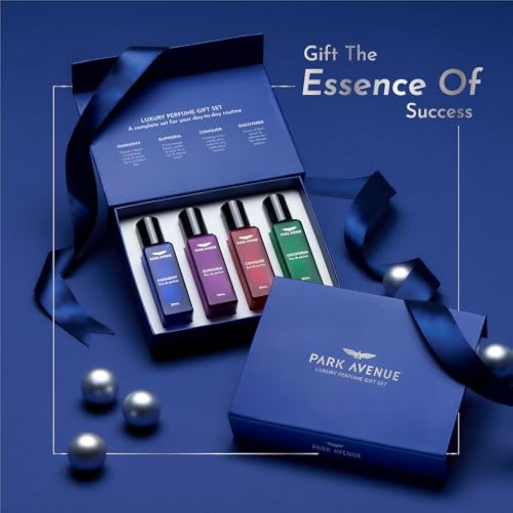 Luxury Perfume Gift Set for Men, 4x20 ml Eau De Parfum
