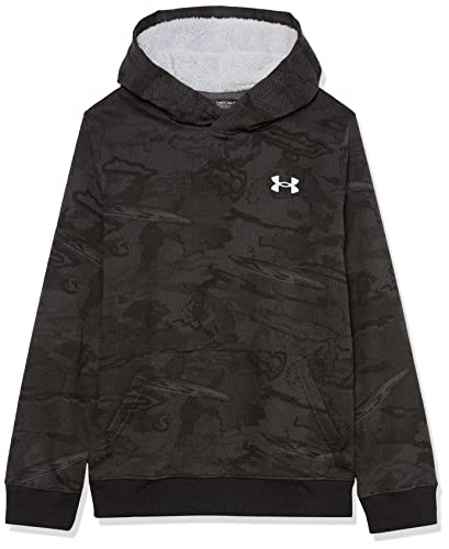 Under Armour Boys' Outdoor Hoodie, Black, 8