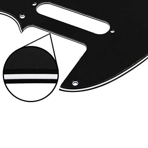 IKN Plaque à gratter avant pour guitare 8 trous SS Pickguard avec vis de montage pour style Tele Nashville standard, 3… - Les Beatles, Paul McCartney, John Lennon, RIngo Starr, George Harrison IKN Plaque à gratter avant pour guitare 8 trous SS Pickguard avec vis de montage pour style Tele Nashville standard, 3… – Image 5