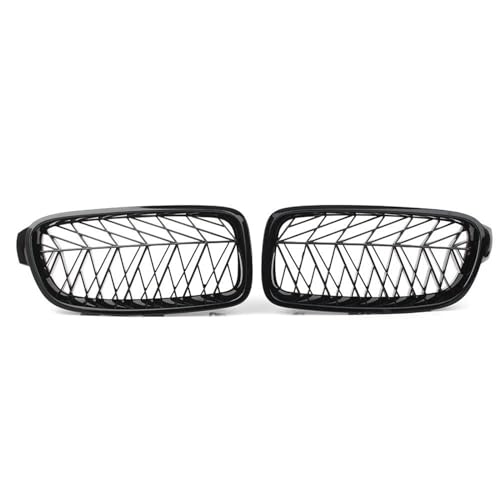 Calandre avant pour BMW F30 F35 série 3 2013-2018 grille noire brillante 2 pièces