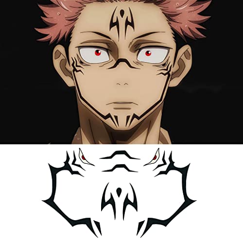 Anime Face Temporary Tattoo Set/Anime Cosplay Demon Costume