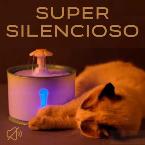 Fonte de Água para Cães e Gatos, Bebedouro Inteligente para Animais de Estimação com Circulação Auto