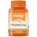 VITAMINA B6 ALTO TEOR PIRIDOXINA APENAS 1 AO DIA 60CAPS DUOM