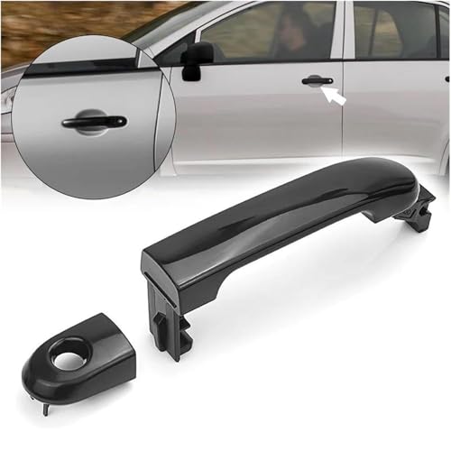 Poignée porte extérieure avant gauche noire voiture Nissan Versa 2007-2012