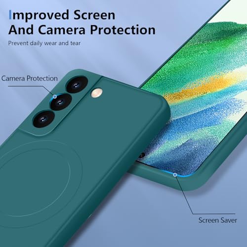 Coque Samsung S21 FE MagSafe silicone doux antichoc - 6