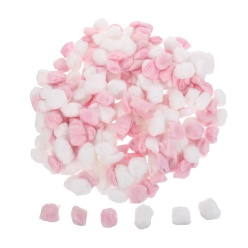 Mini bolas para manualidades escolares y decoración de cumpleaños con pompones PRETYZOOM suaves