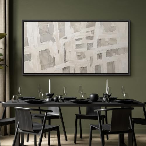 Image of MUDECOR Extra Large Framed Canvas Print Wall Art Abstract for Living Room