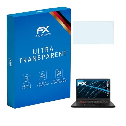 atFoliX Skärmskyddsfilm är kompatibel med Asus ROG GL702VM Film, ultra-klar FX Skyddsfilm (2X)