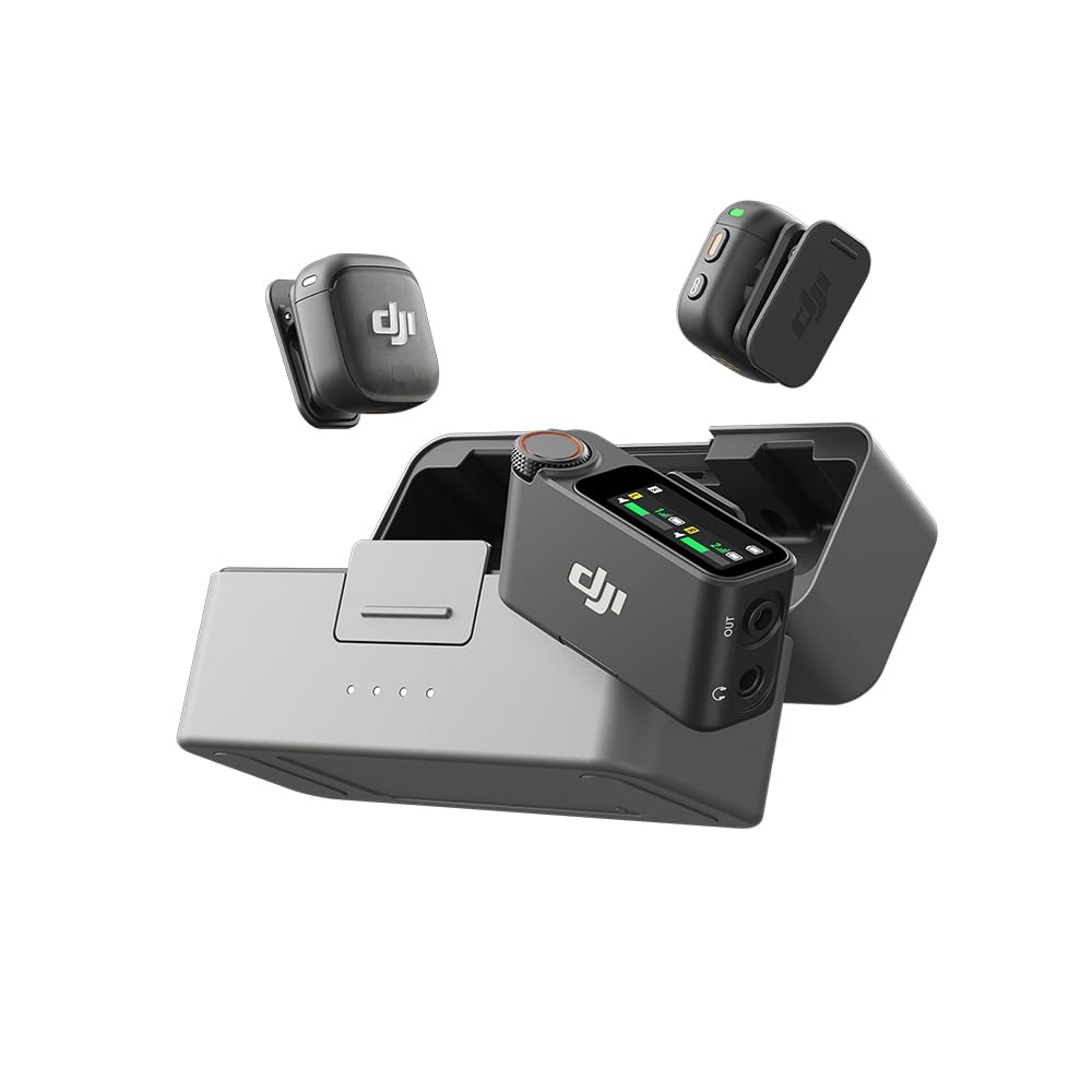 その他 DJI Mic 3 Microfone Sem Fio DJI Mic 3 com Case de Carregamento (2 TX