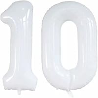 Vista 364 de GOER Globos con el número 80 para decoraciones de fiesta de cumpleaños número 80, globos de helio de aluminio jumbo de 42 pulgadas para 80 Oro rosa