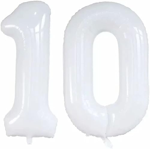 Miniatura 533 de GOER Globos con el número 40 para decoraciones de fiesta de cumpleaños número 40, globos de helio de aluminio jumbo de 42 pulgadas para 40
