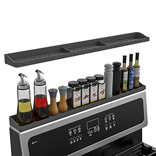 Magnetic Stovetop Shelf - Silicone Kitchen Stovetop Seasoning Rack,30