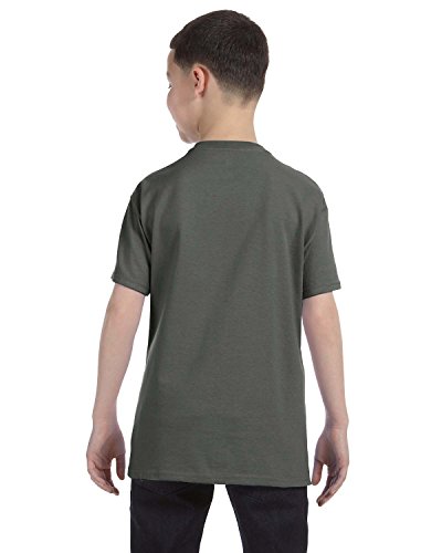 Gildan G500B Youth 5.3 oz Heavy Cotton T-Shirt - MILITARY GREEN - Medium2