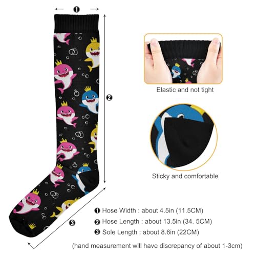 Image of Wusikd Cats Compression Socks for Women and Men Circulation Cute Long Socks for Athletic Running 1
