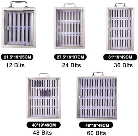 Wall-Mounted Stainless Steel Phone Storage Box - 36-Bit Lockers for Schools & Offices, Secure & Space-Saving Organization Solution for Easy Access & Safety