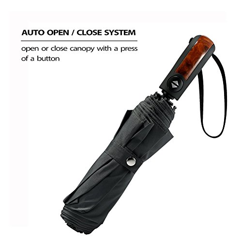 TRADE® Ombrello invertito Doppio strato Piume di