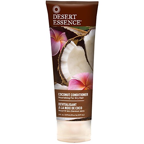 Desert Essence Coconut Shampoo & Conditioner Bundle - 8 Fl Ounce - Nourishing For Dry Hair - Delightful Scent - Refreshes Skin - Coconut Oil #TOP2