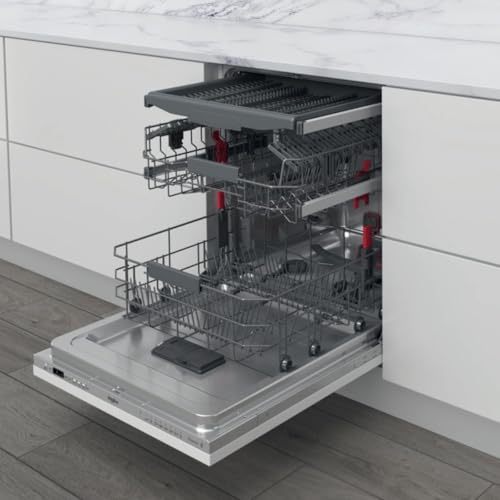 Lave vaisselle Whirlpool W0I D734L Entièrement intégré 14 couverts - vue 9