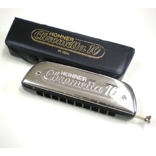 Hohner Chrometta 10 Nr. 253c ハーモニカ本体 Amazon | HOHNER 253-C Chrometta 10 Harmonica, Chromatic, Key