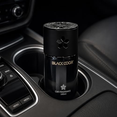 Image of BLACK ODOR Car Perfume Car Interior Deodoriser car perfumes luxury BO-13 in Vanilla Fragrance Pack of 1 Pcs in Blue Bottle Design