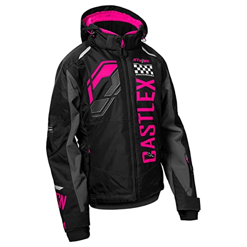 Castle X Women's Strike G5 Jacket (Black/Charcoal/Pink Glo - 2X-Large) XX-Large