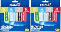 Oates Microfibre Multi-Surface Cleaning Kit 8 Pack