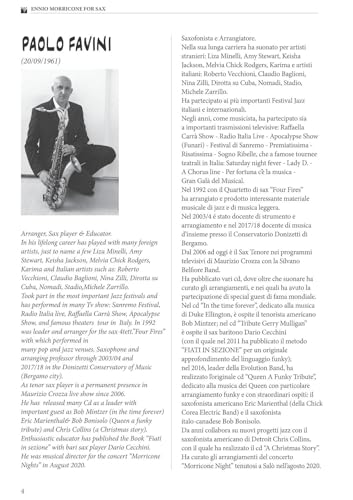 Ennio Morricone For Sax Quartet. Full Scores & Single Parts. Ediz. Bilingue - 3