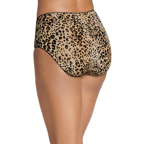 Jockey Women's Underwear No Panty Line Promise Tactel Hip Brief, Iconic Cheetah, 6 - image 2