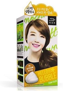 Miseenscene Hello Bubble Foam Color 7n Mocha Latte Brown