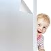 Produktbild Rwest X Fensterfolie Selbsthaftend Blickdicht Sichtschutzfolie Fenster Milchglasfolie Statische Fensterfolien Anti-UV Folie Für Zuhause Badzimmer oder Büro,Matt,90 X 400 CM