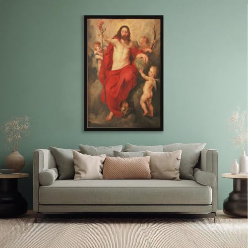 Impression sur toile Rubens pour décorer un salon grand format avec cadres suspendus