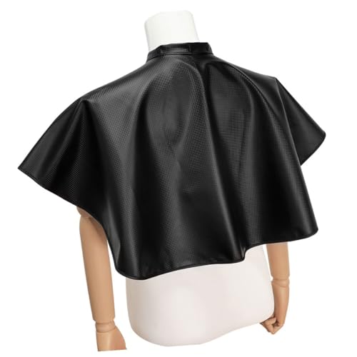 Capa impermeable para teñir cabello 2 piezas negra miniatura 5