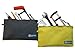 Tool Pouch Zipper Bag | 5 Pack Utility Bags | Heavy Duty 12.5-Inch Canvas with Durable Metal Zipper & Carabiner | Spacious Tool Storage Organizer Set by VonTimber