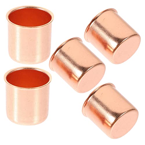 Cabilock 5pcs Electroplated Metal Candle Holders Elegant Alloy Tealight Holders for Home Decor Party Centerpiece Rustic Wedding and Dining Table Decoration