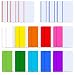 SIQUK 520 Pieces Tabs 2 inch Sticky Tabs Colored Index Tabs Page Markers for Reading Notes, Books and File Folders, 26 Sets 12 Colors