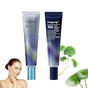 Fengyang 2-Pack 31 All-Day Shield Cream, 102 Night Renewal Cream, dag- en nacht-gezichtscrème, intensieve huidverzorging, volledige dag beschermende crème, nachtcrème voor gezicht