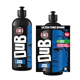 Dub Boyz Good Shine Tire Shine, Deep Wet-Look Gloss, Long-Lasting UV Protection, Quick-Drying, No Sling Formula, Easy Application (2 x 16 OZ)