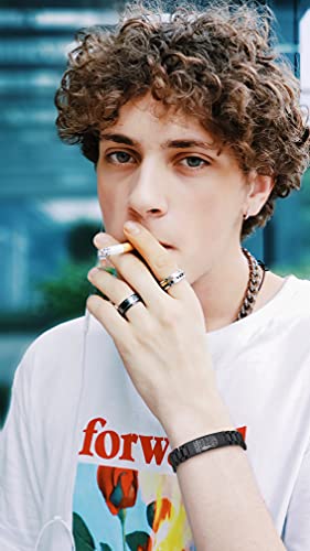 Mealguet Personalized Husband Bracelet,Custom Engrave Love Message To Your Husband Customized Stainless Steel Link Id Bracelet Gift To Him From Wife Birthday Anniversary Christmas Gift #TOP2